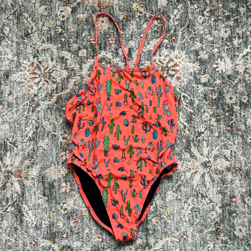 JOLYN clothing Gavin swimsuit tie back cut out